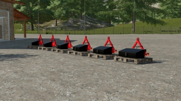 FS22 - Lizard Weight 1100KG V1.0