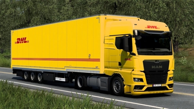 ETS2 - MAN TGX 2020 DHL Combo Skin