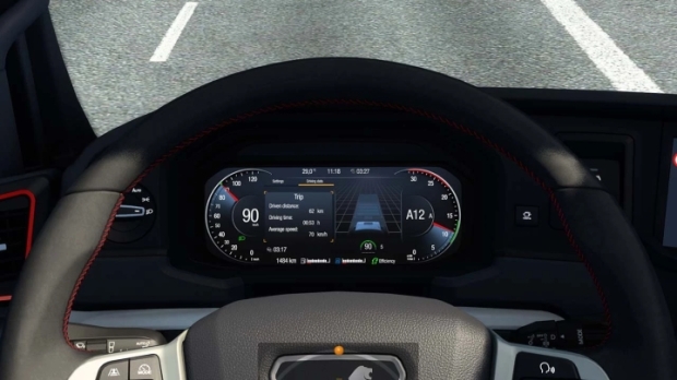 ETS2 - MAN TGX 2020 Improved Dashboard V1.0