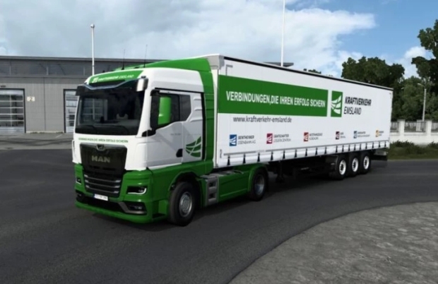 ETS2 - MAN TGX 2020 Kraftverkehr Emsland Combo Skin Pack V1.0