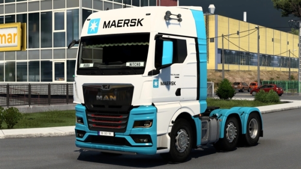 ETS2 - Man Tgx 2020 Maersk Skin V1.0