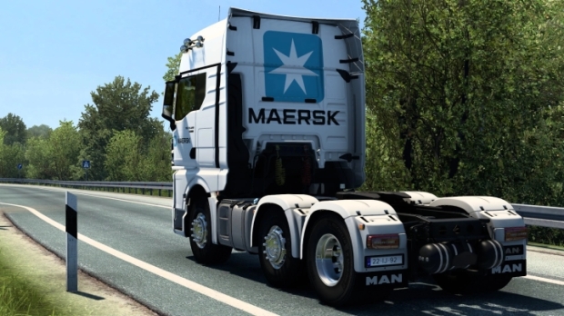 ETS2 - Man Tgx 2020 Maersk Skin V2.0
