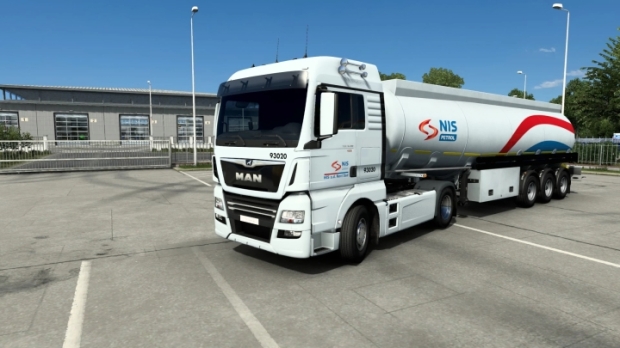 Ets Man Tgx Euro Nis Petrol Srb Combo Skin V Euro Truck Simulator Mods Club