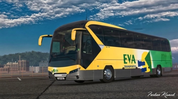 ETS2 - Neoplan Tourliner C13 Eva Transporters Skin V1.0