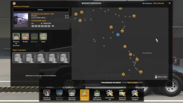 ETS2 - Profile Map Americam Brasil ERB 9.67