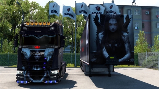 ETS2 - Scania Devil Girl Skin