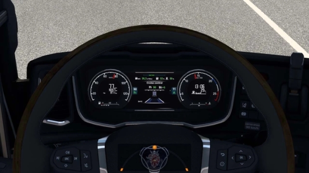 ETS2 - Scania NG Improved Dashboard V4.2