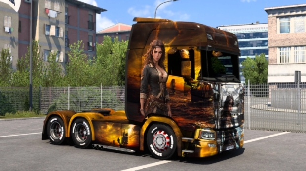 ETS2 - Scania Pirate Woman Skin