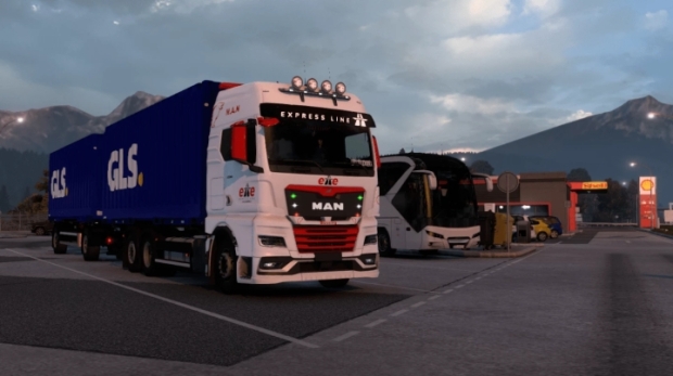 ETS2 - Skin ExpressLine for MAN TGX 2020