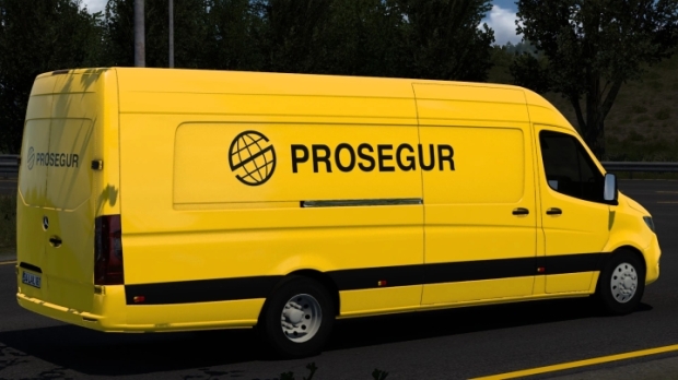 ETS2 - Skin Prosegur Mercedes-Benz Sprinter 2019 V1.0