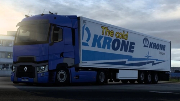 ETS2 - The Cold Krone Trailer Skin V1.0