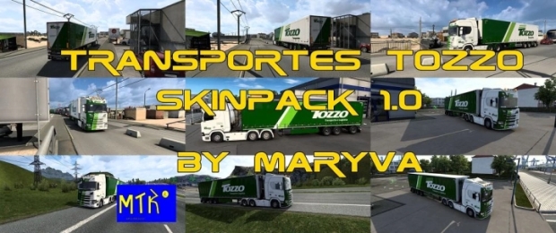 ETS2 - Tozzo Transportes Skinpack V1.0