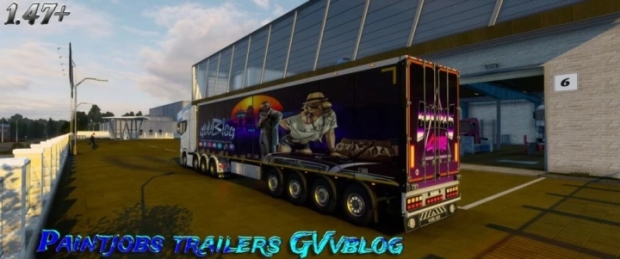 ETS2 - Trailer Skin by GVvblog V1.0