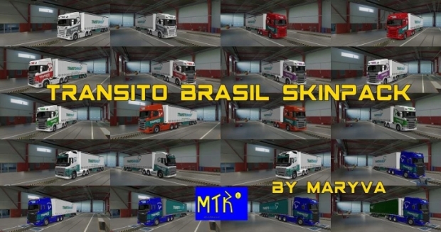 ETS2 - Transito Brasil Skinpack V2.0