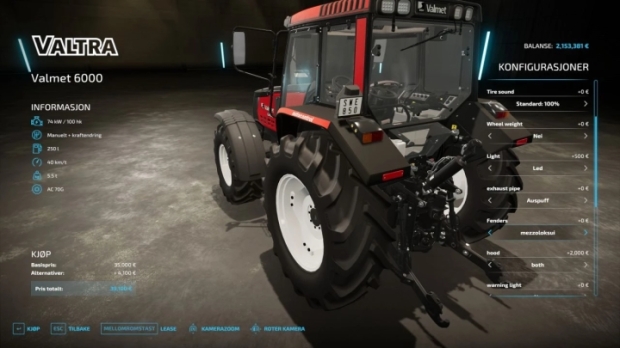 FS22 - Valmet 6x00 V1.1.1