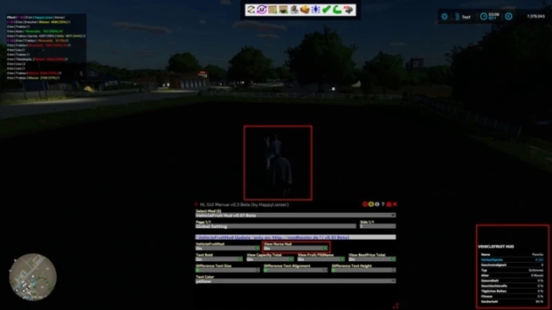 FS22 - VehicleFruit Hud v0.67 Beta