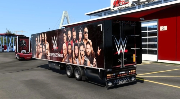 ETS2 - WWE Trailer Skins Pack V1.0