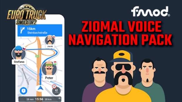 ETS2 - Ziomal Voice Navigation Pack V3.2
