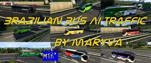 ETS2 - Brazilian Bus Ai Traffic V1.0 thumbnail 2