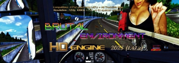 ETS2 - Brutal Environment HD Engine