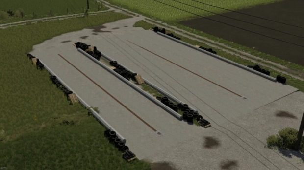 FS22 - Concrete Free Land Silo Pack V1.0