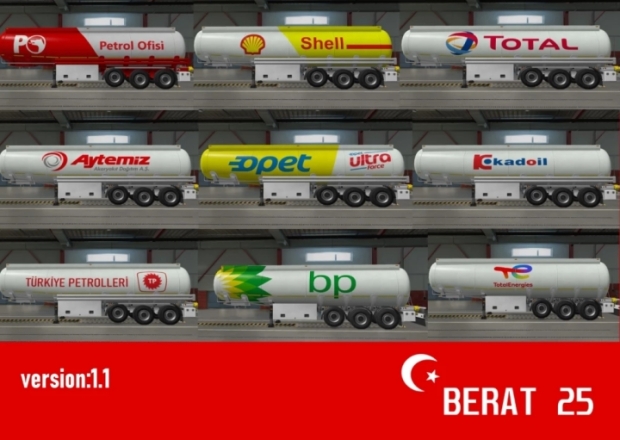 ETS2 - Gas Station Trailers v1.1
