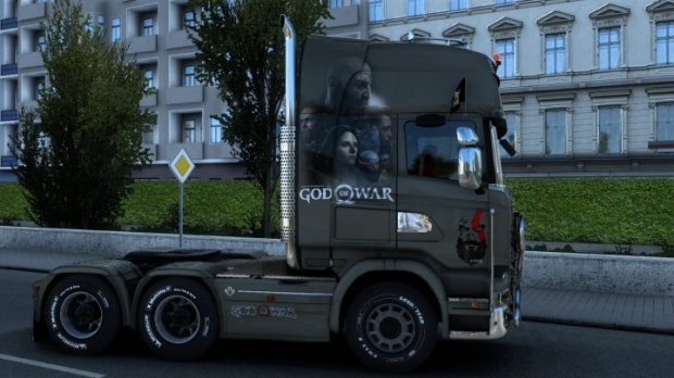 ETS2 - God of War Skin thumbnail 2