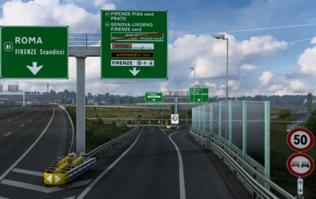 ETS2 - Italy Sign Rework - Promods Addon Hotfix V2.5