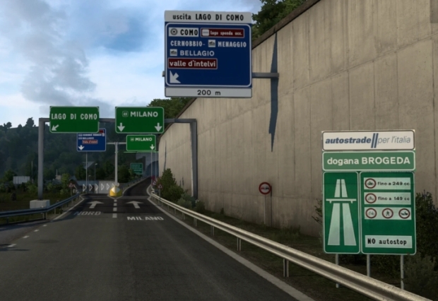ETS2 - Italy Sign Rework - Promods Addon V2.5