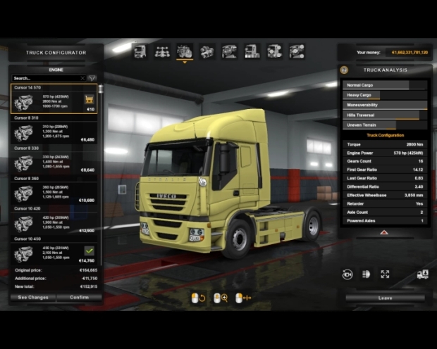 ETS2 - Iveco 570HP Engine