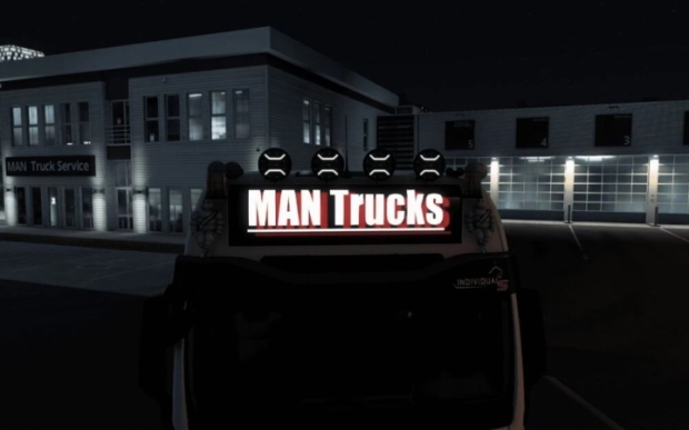 ETS2 - Lightbox for MAN TGX 2020 V1.0