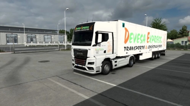 ETS2 - MAN TGX 2020 Devesa Express Combo Skin V1.0