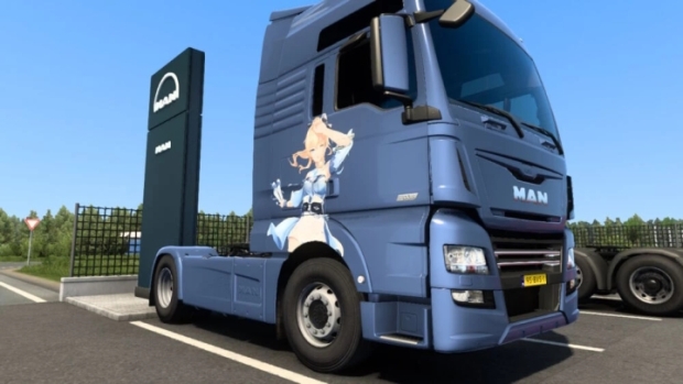ETS2 - Man TGX Euro6 Genshin Impact Jean Skin V1.0