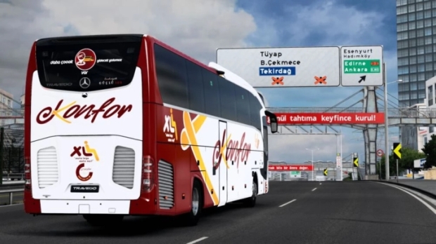 ETS2 - Mercedes-Benz Travego 16 SHD Euro 6 Konfor Turizm Kurumsal Skin V1.0 thumbnail 2