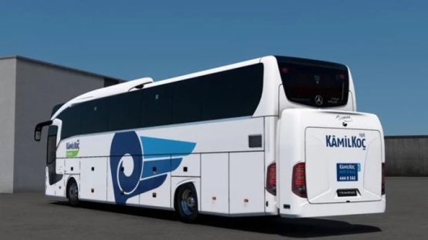 ETS2 - Mercedes Travego 16 SHD KamilKoc FlixBus Skin V1.0