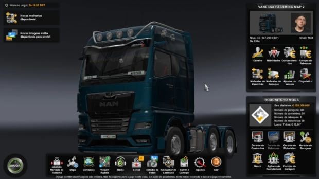 ETS2 - Profile Vasnessa Pashmina Map 6.0 No Mods thumbnail 2