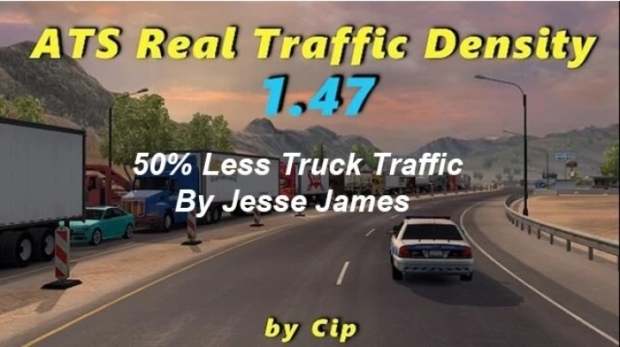 ATS - Real Traffic Density 50% Less Add-On V1.0