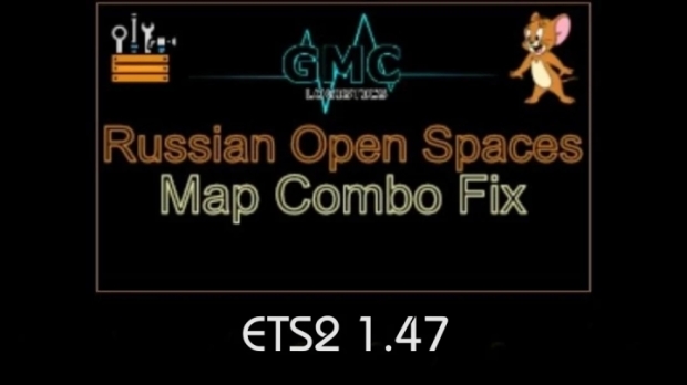 ETS2 - Russian Open Spaces Map Combo Fix V1.1