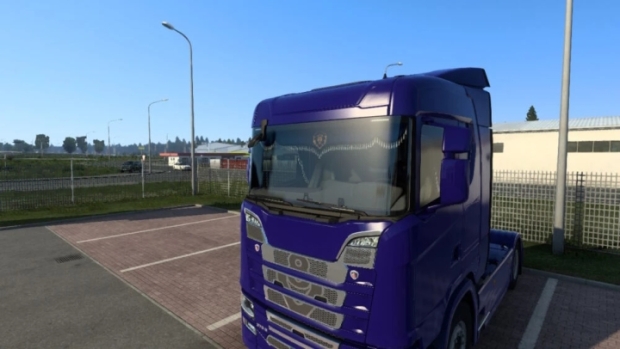 ETS2 - Scania S&R WoW Alliance Curtains V1.0