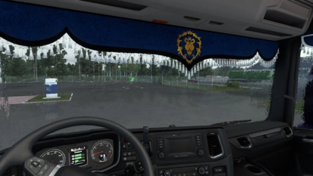 ETS2 - Scania S&R WoW Alliance Curtains V1.0 thumbnail 2