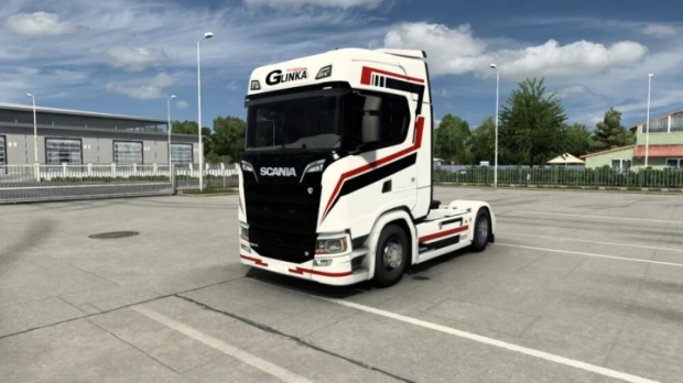 ETS2 - Scania Truck Glinka Skin V1.0