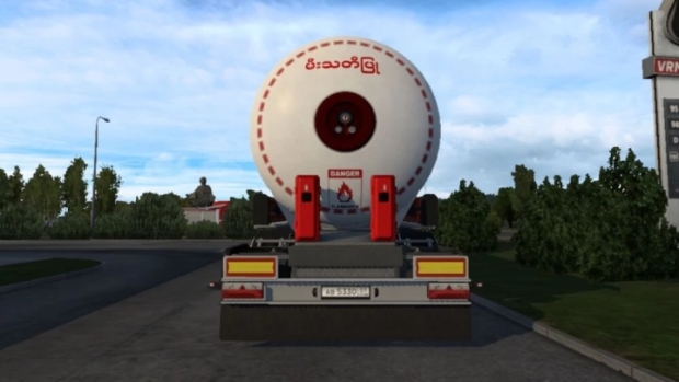 ETS2 - SCS Gas Tank Trailer LPG Gas Tank Skin V1.0 thumbnail 2