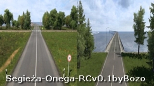 ETS2 - Segezha (Rusmap)and Onega (ROS) Road Connection V0.1