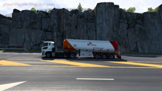 ETS2 - SK Energy Skin for SCS Fuel Tank by Player Thurein V1.0