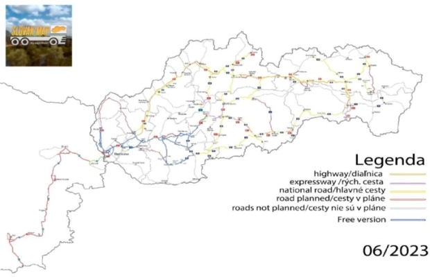 ETS2 - Slovakia Map V6.6.3