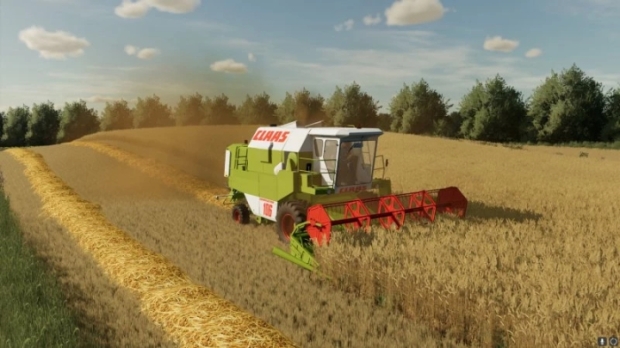 FS22 - Wide Swaths of Straw V1.0