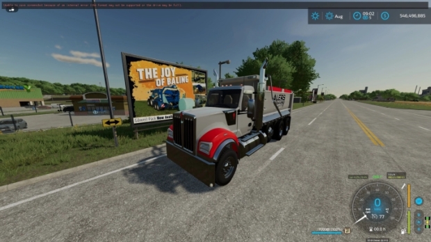 FS22 - Alers Hauling Kenworth W990 Dump Truck V2.0