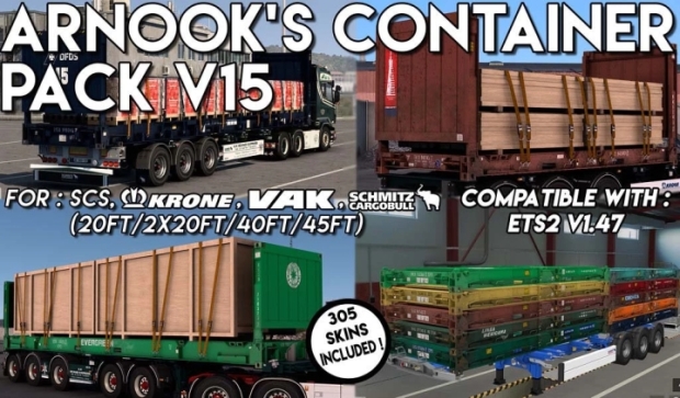 ETS2 - Arnooks Container Pack V15