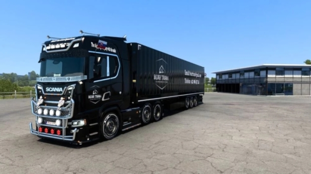 ETS2 - Bear Trans Truck & Trailer Skin Pack V1.0