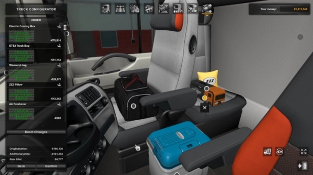 ETS2 - Big Discounts on Trucks by Choosing Interior Decorations V1.0